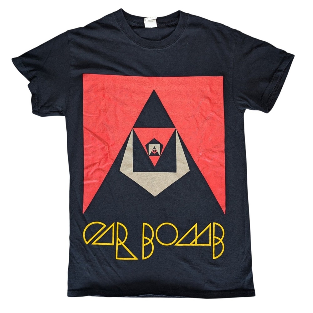 Car Bomb Mathcore Metal Ban Gildan Small Black Short Sleeve Graphic Tee Shirt